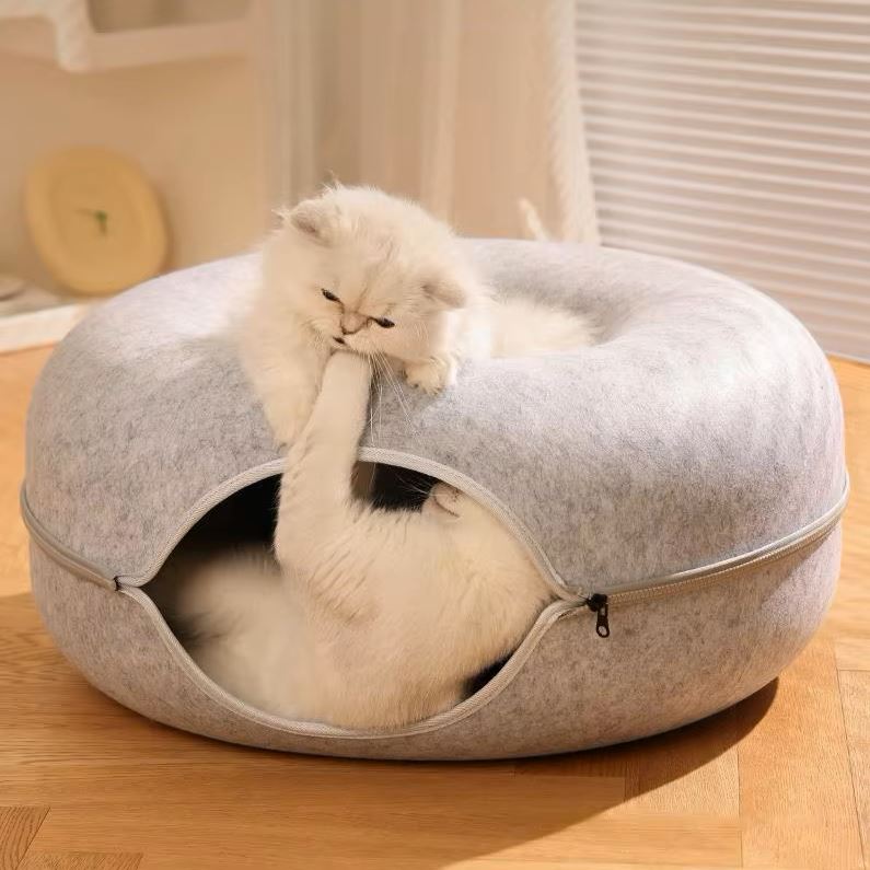 Lit pour Chat - ChatCondo™ - Gris Clair - Chat cocooning