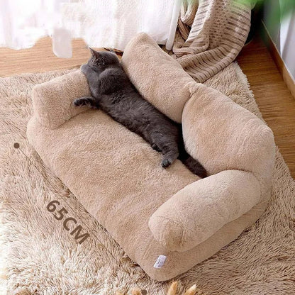 Canapé pour Chat - CatCanapéLit™ - Kaki - Chat cocooning