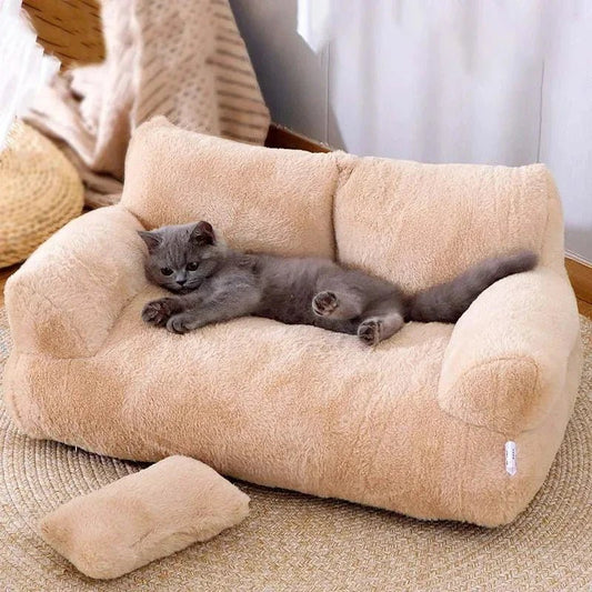 Canapé pour Chat - CatCanapéLit™ - Kaki - Chat cocooning