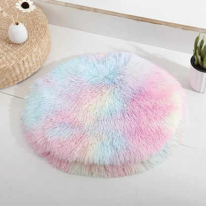 Coussin Chat - SoftPlushCatBedMat™ - Arc - en - ciel - Chat cocooning