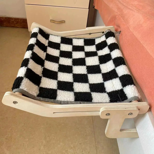 Hamac Chat - CatHammock™ - Carreaux - Chat cocooning