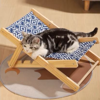 Lit pour Chat - AdjustaNest™ - Canvas - Chat cocooning