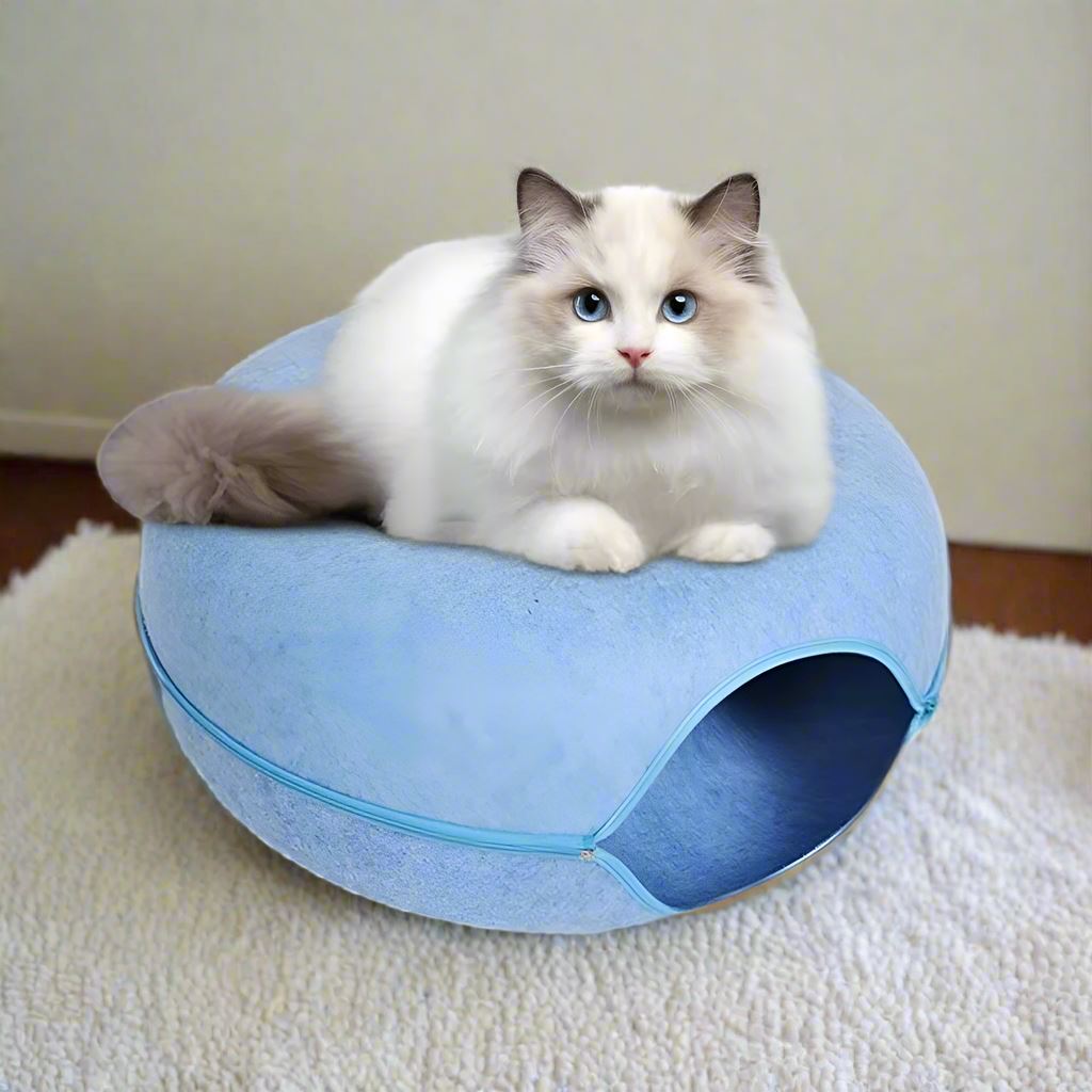 Lit pour Chat - ChatCondo™ - Bleu - Chat cocooning