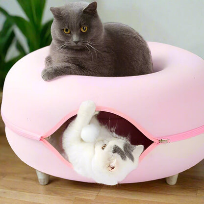 Lit pour Chat - ChatCondo™ - Rose - Chat cocooning